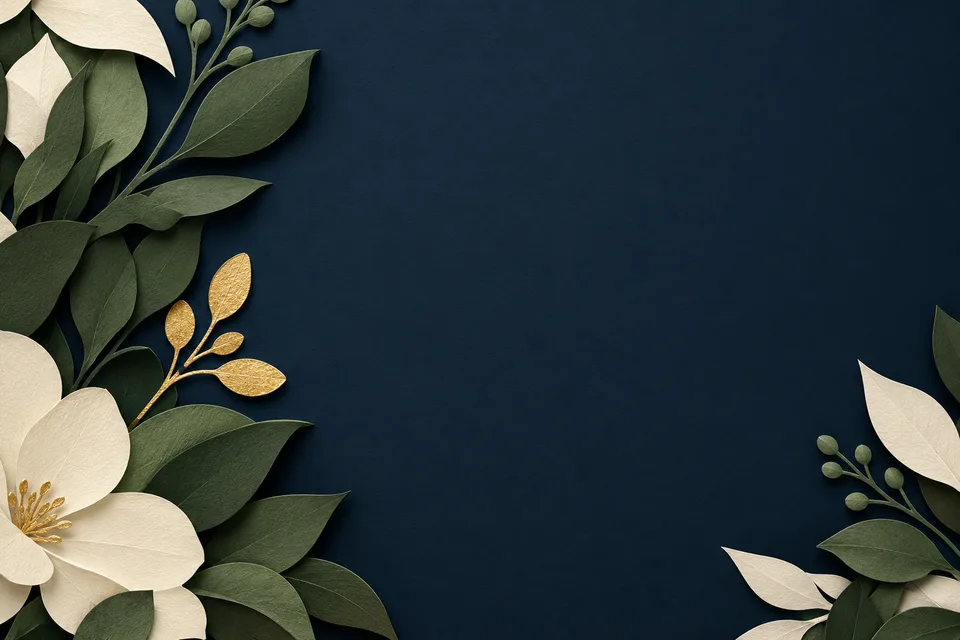 floral: Botanical Frame, an AI-generated graphic