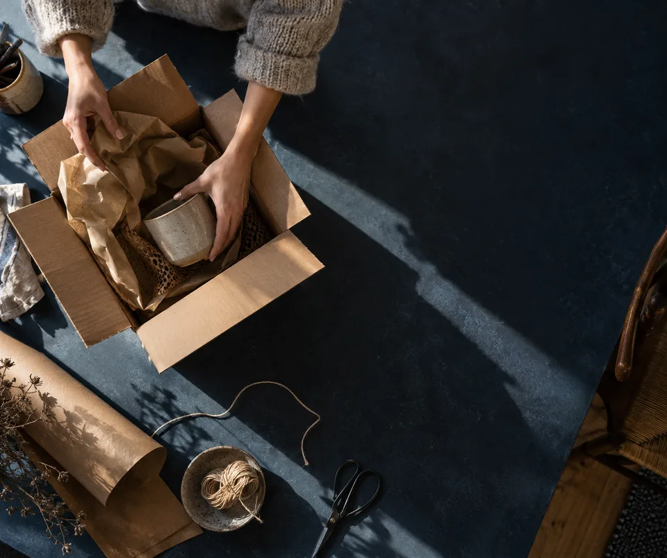 Small business packaging scene